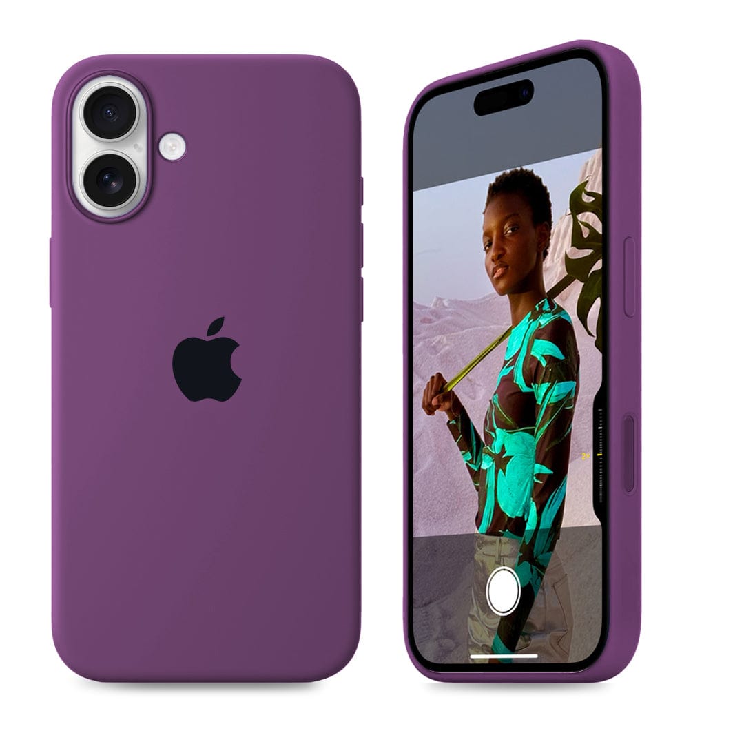 iPhone Silicone Case (Eggplant)