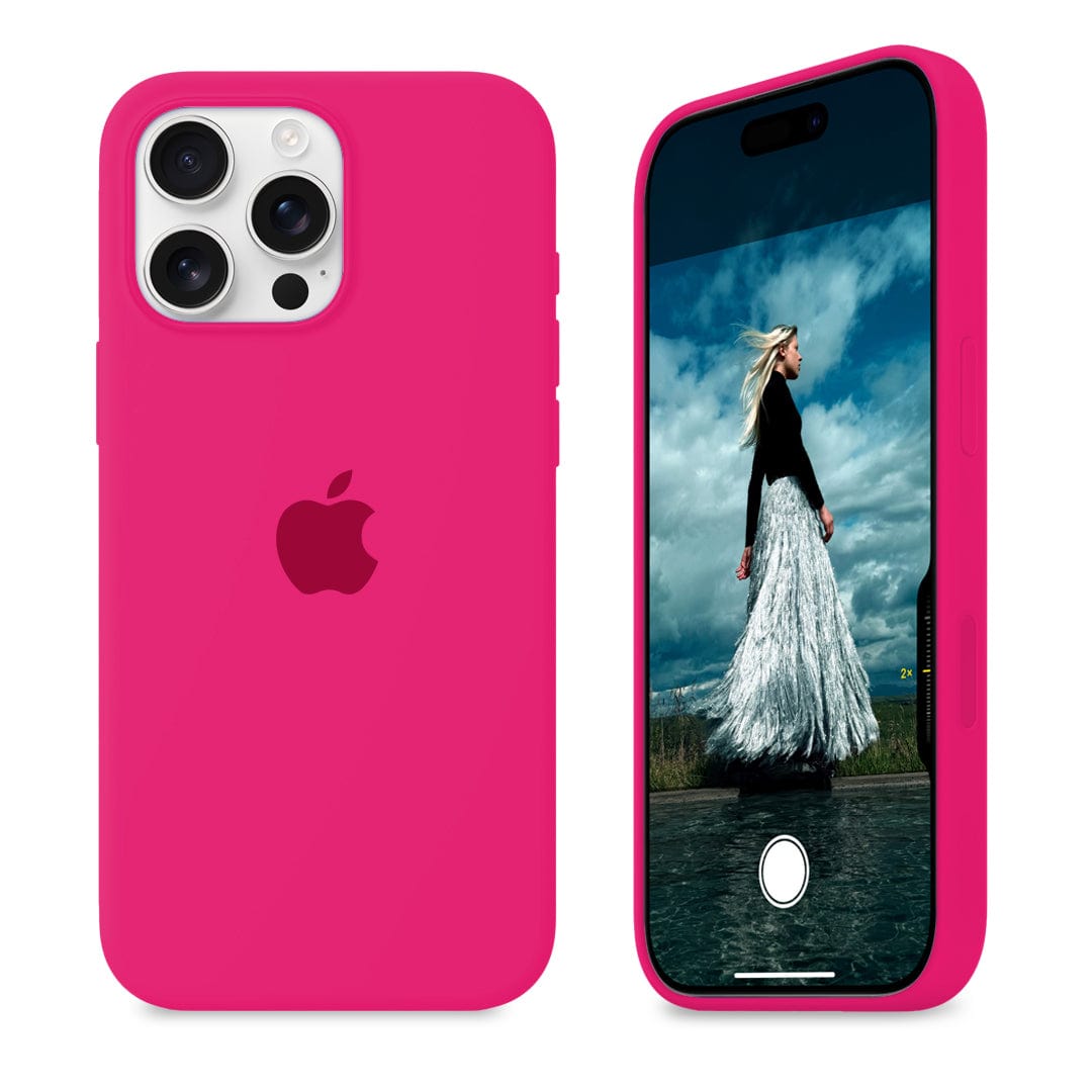 iPhone Silicone Case (Firefry Rose)