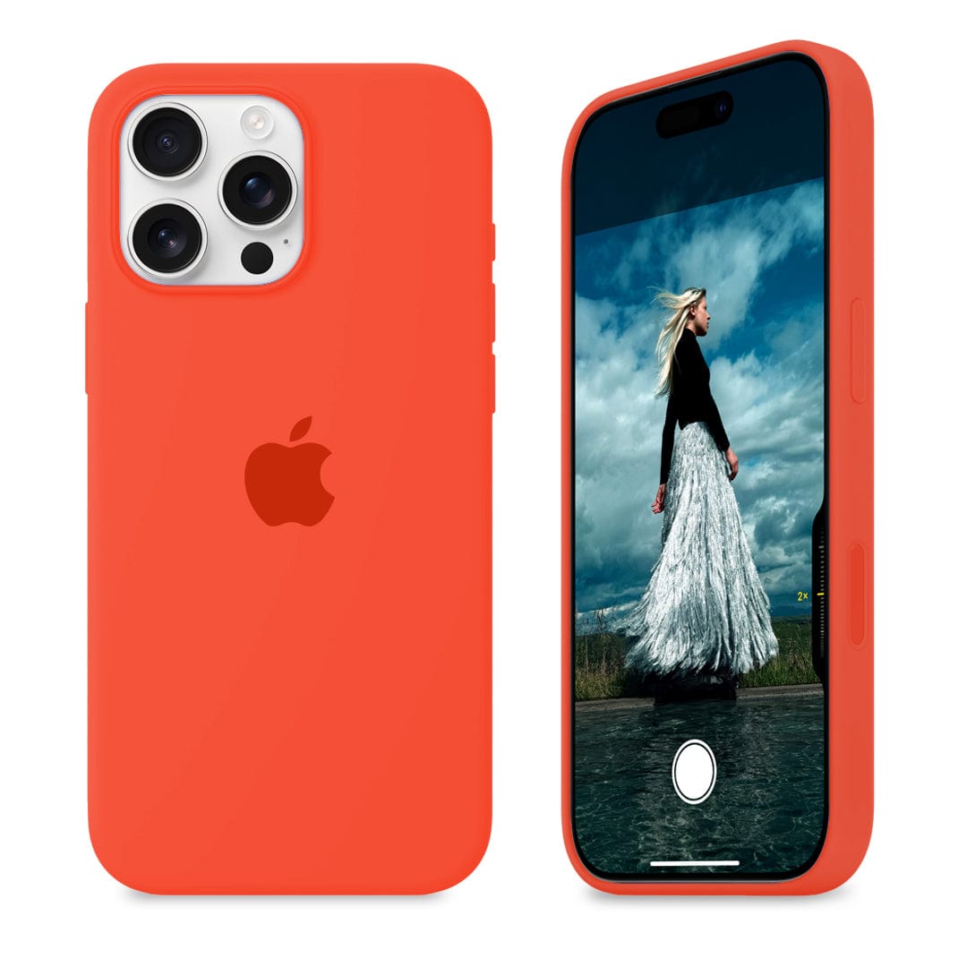 iPhone Silicone Case (Orange)