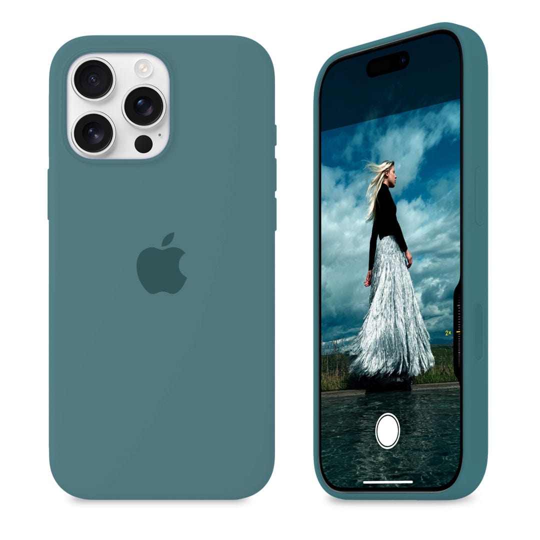 iPhone Silicone Case (Pine Green)
