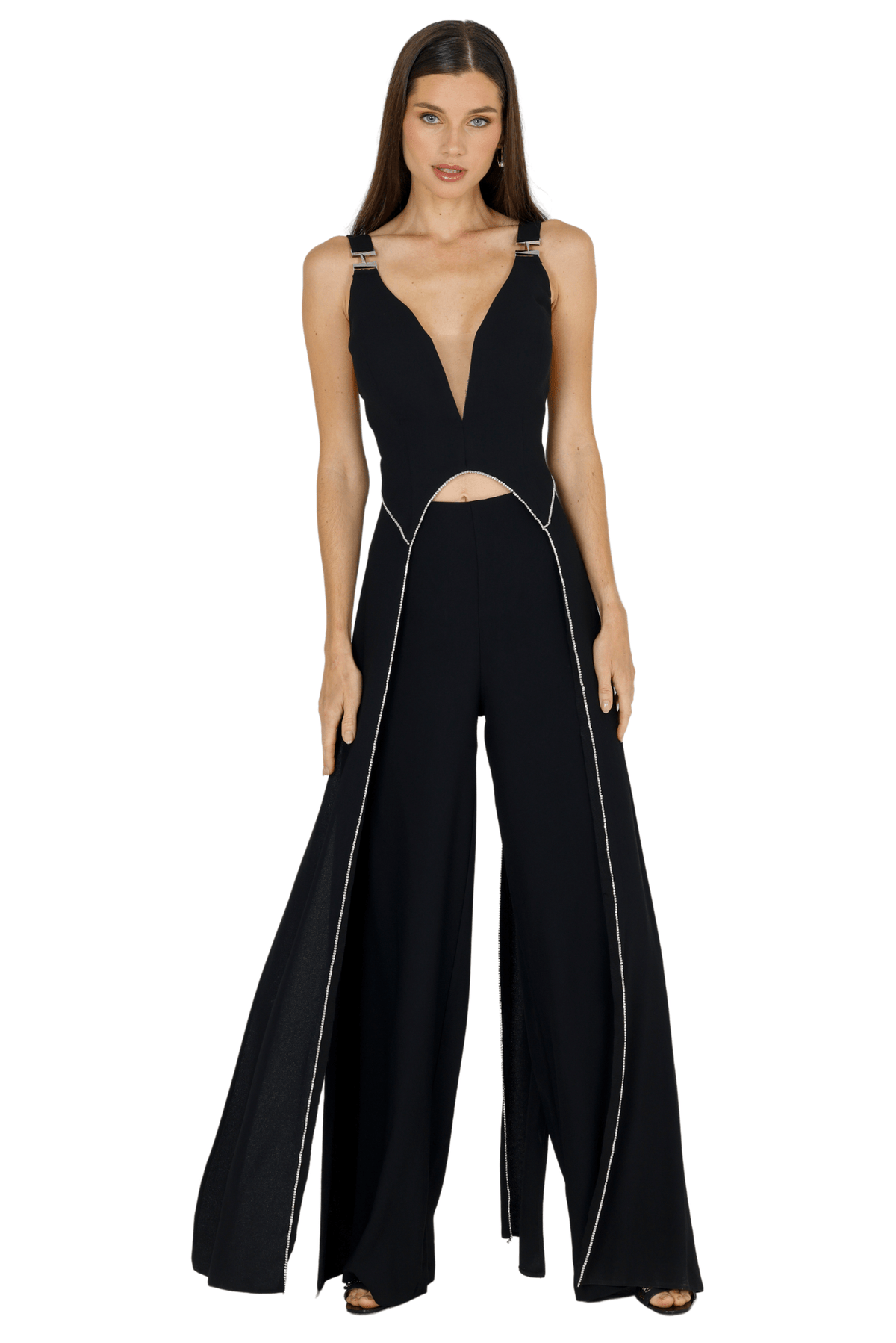 Katerina Grace V-Neck Jumpsuit