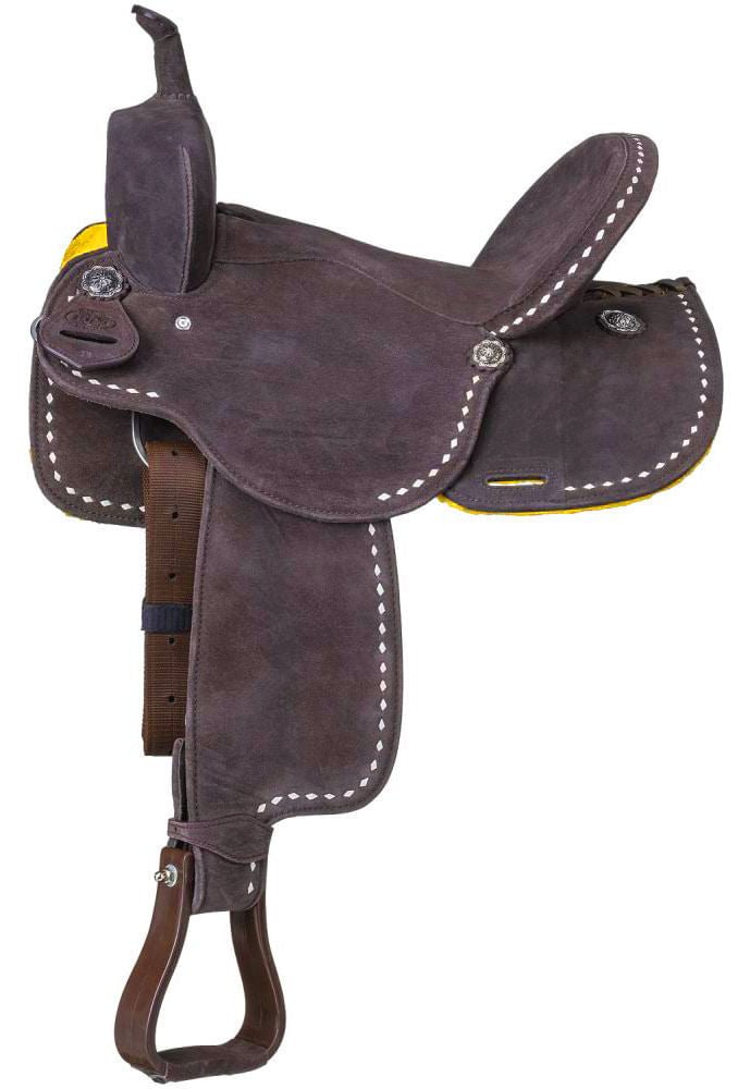 King Series Stratford Suede Barrel Saddle