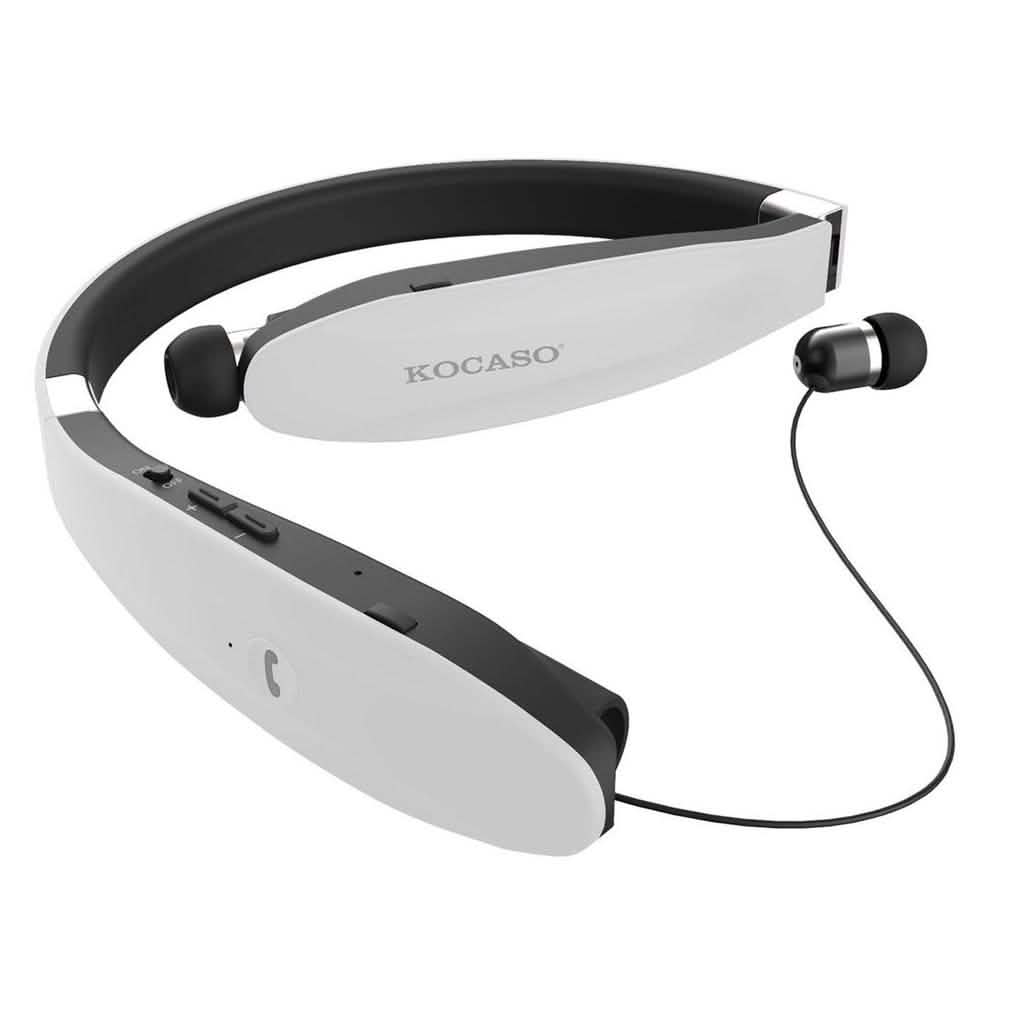Kocaso Foldable Wireless Neckband Sweatproof Headset