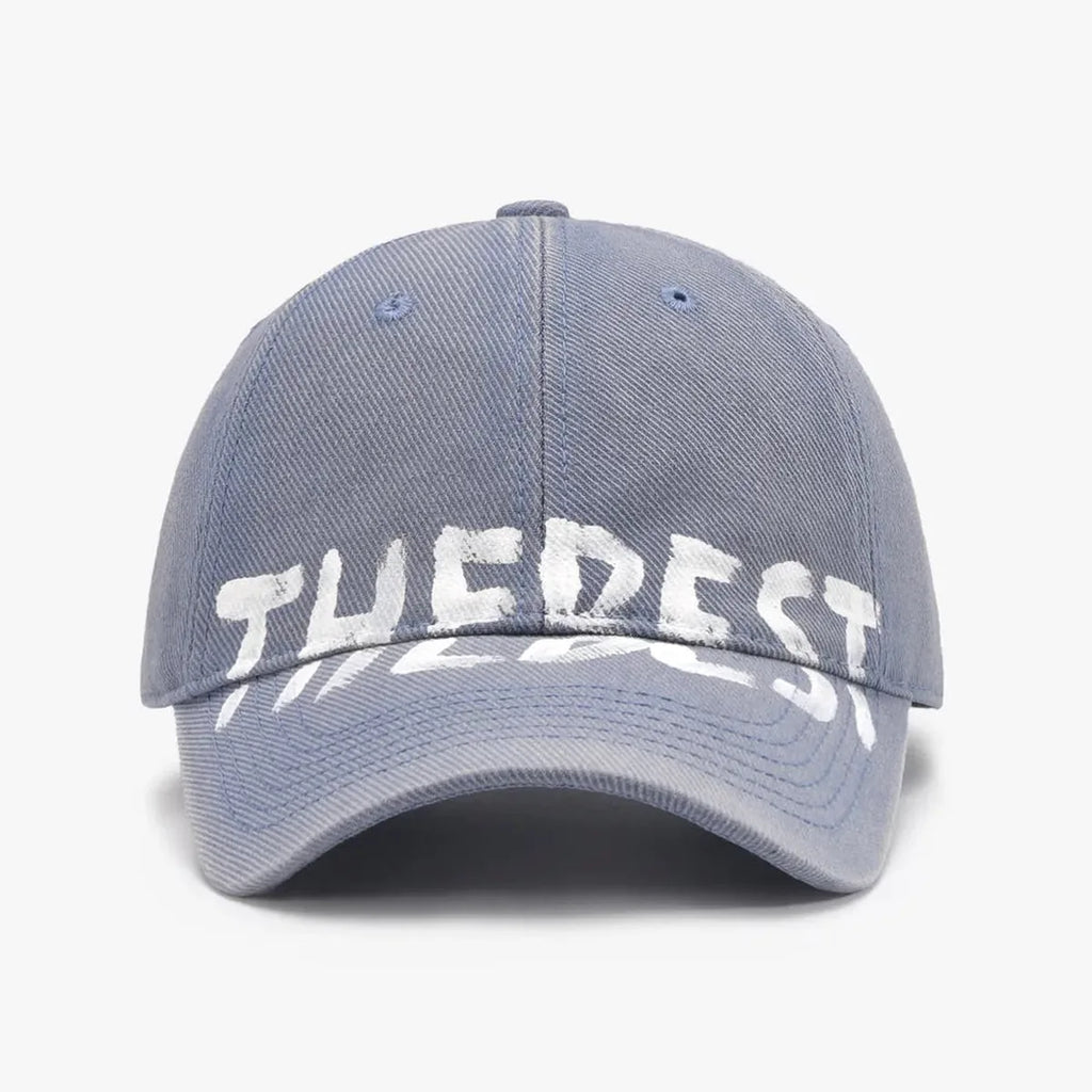Letter Print Adjustable Cotton Baseball Cap