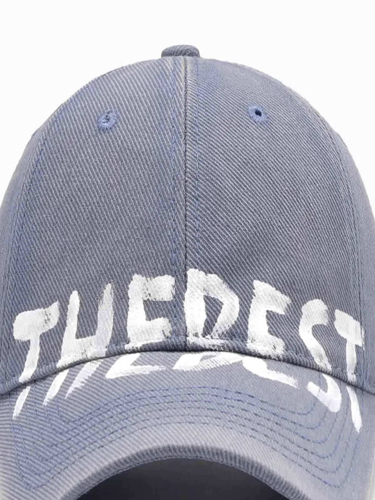 Letter Print Adjustable Cotton Baseball Cap