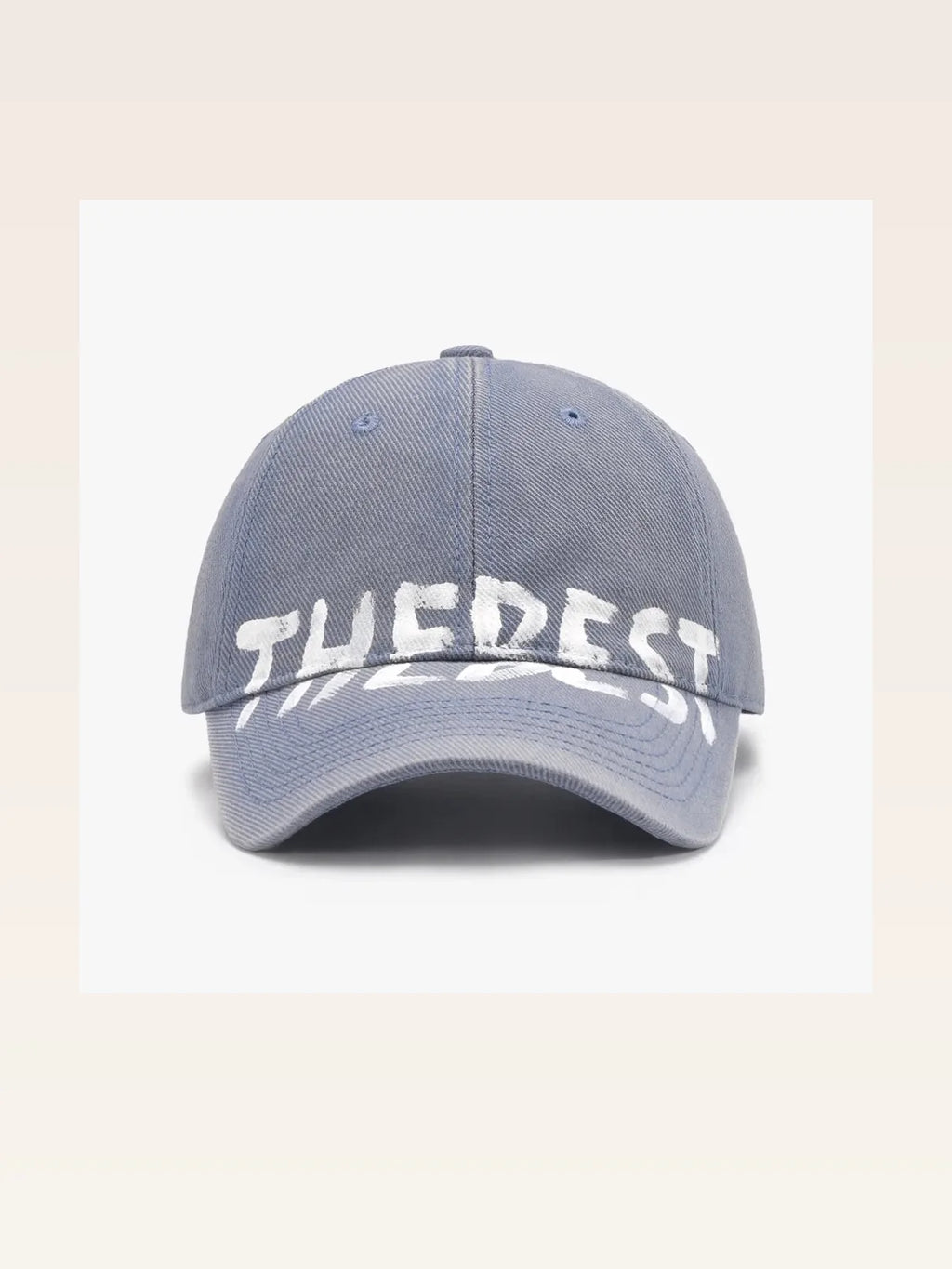 Letter Print Adjustable Cotton Baseball Cap