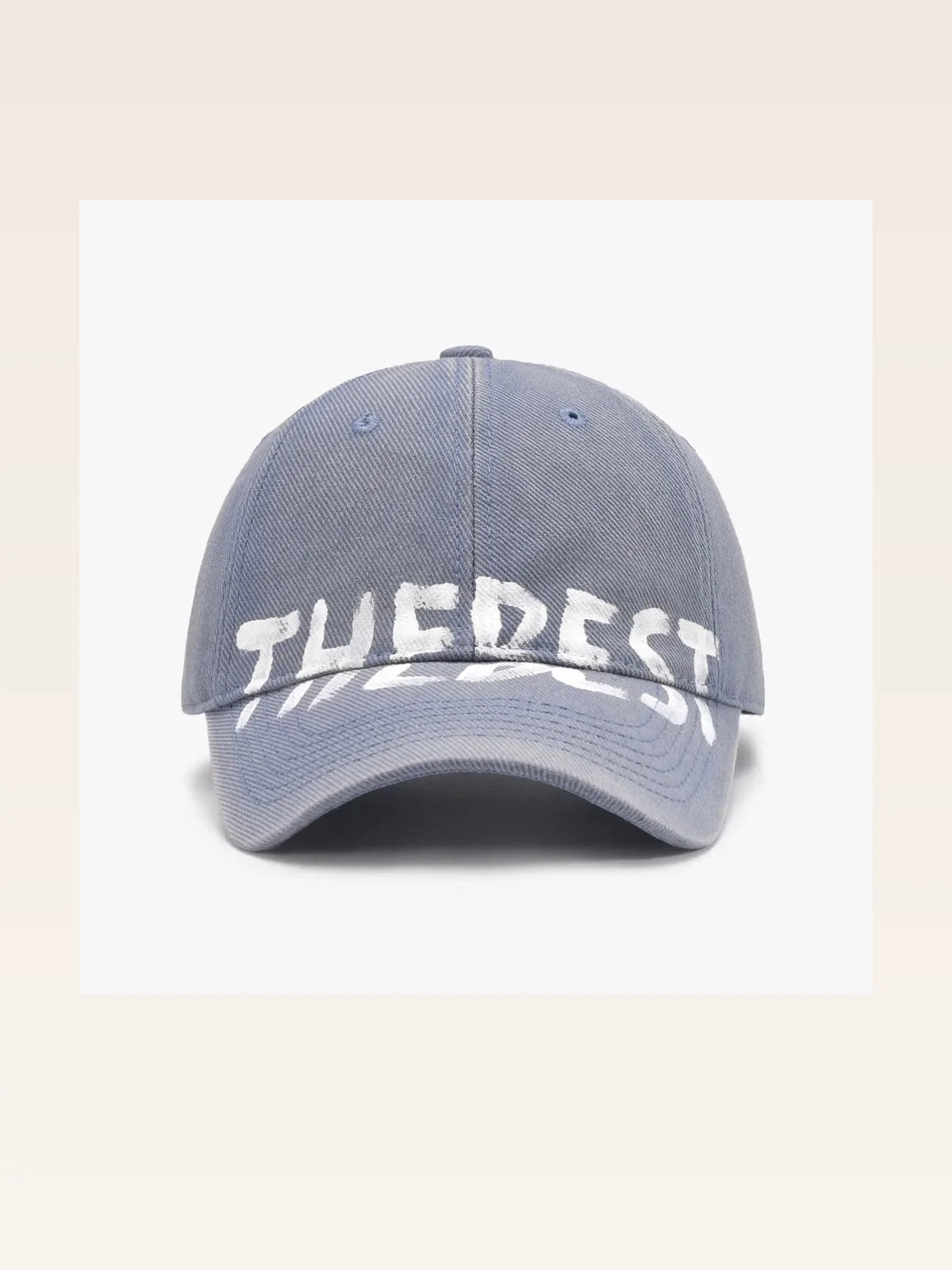 Letter Print Adjustable Cotton Baseball Cap