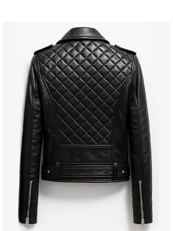 Men's Louis Black Leather Biker Jacket