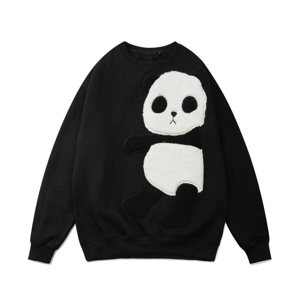 MAR1081 Furry Panda Crewneck