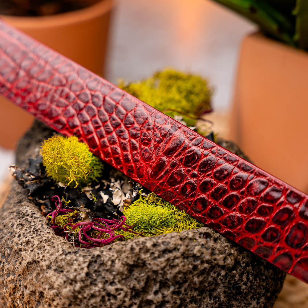 Riccardo Belt Antique Red