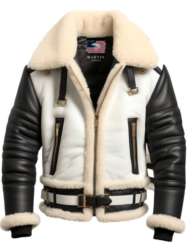 Men's Black Flight B3 Leather Jacket