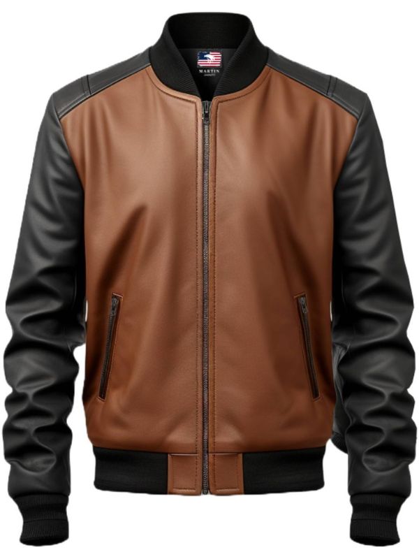 Men's Classic Black Leather Jacket