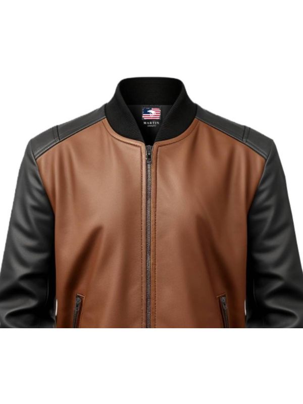 Men's Classic Black Leather Jacket