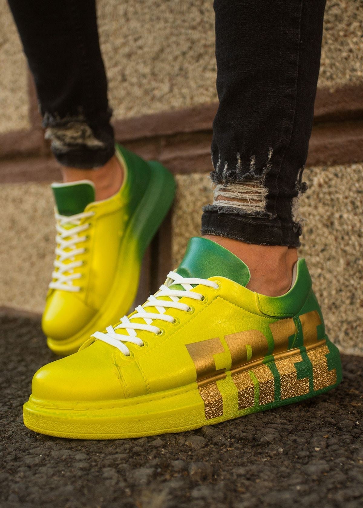 Men's Genova "FREE" Yellow/Green