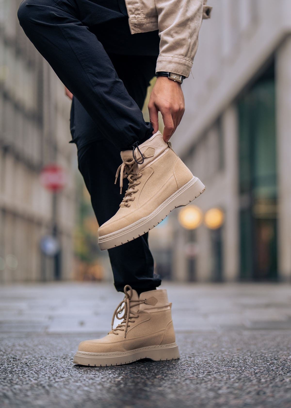 Men's Monaco Beige Boots