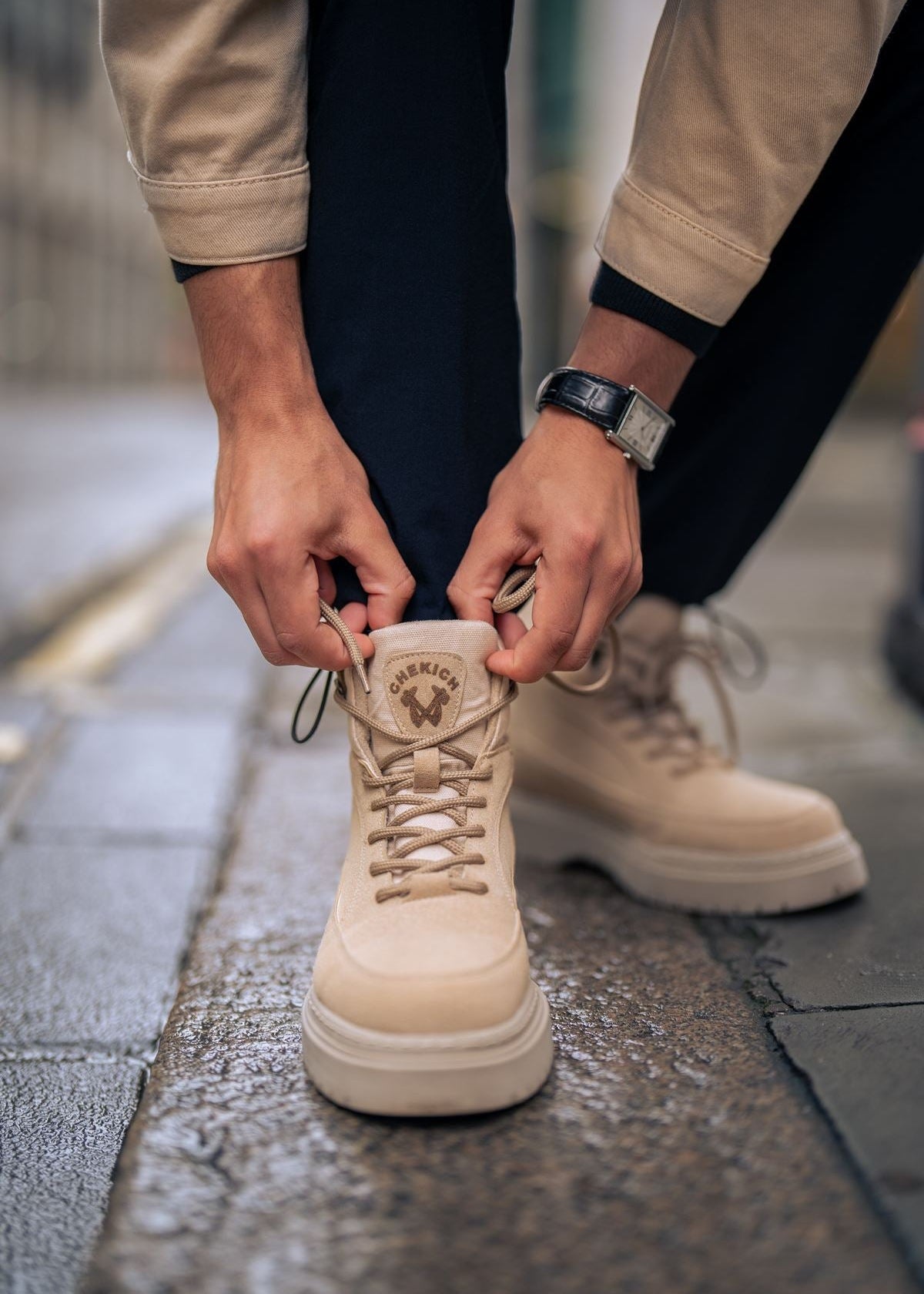 Men's Monaco Beige Boots