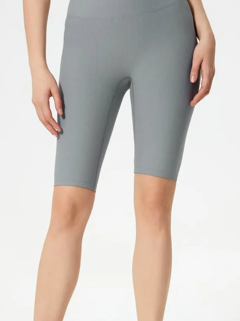 High Waist Stretch Active Shorts