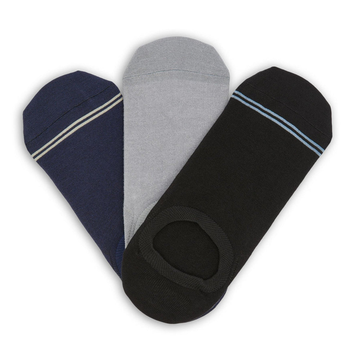 Mixed No-Show Sock 3-Pack
