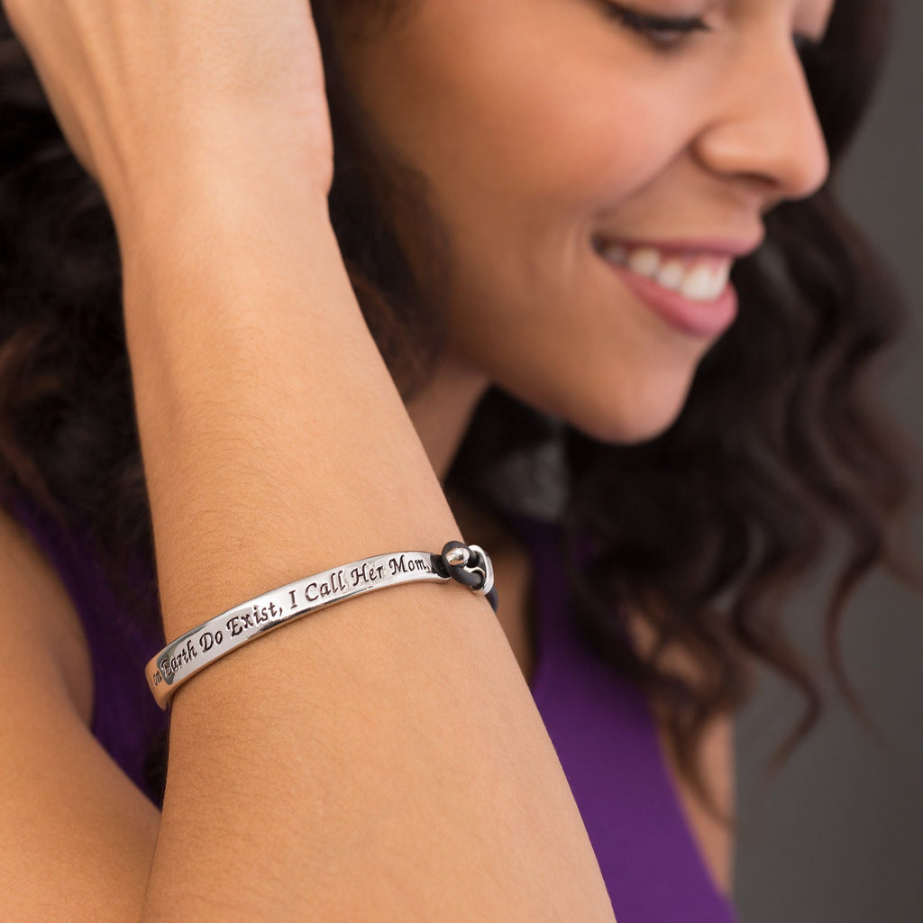 Moms are Angels on Earth Bracelet