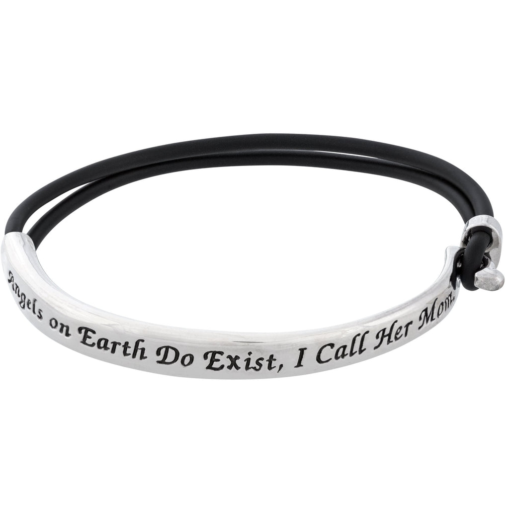 Moms are Angels on Earth Bracelet