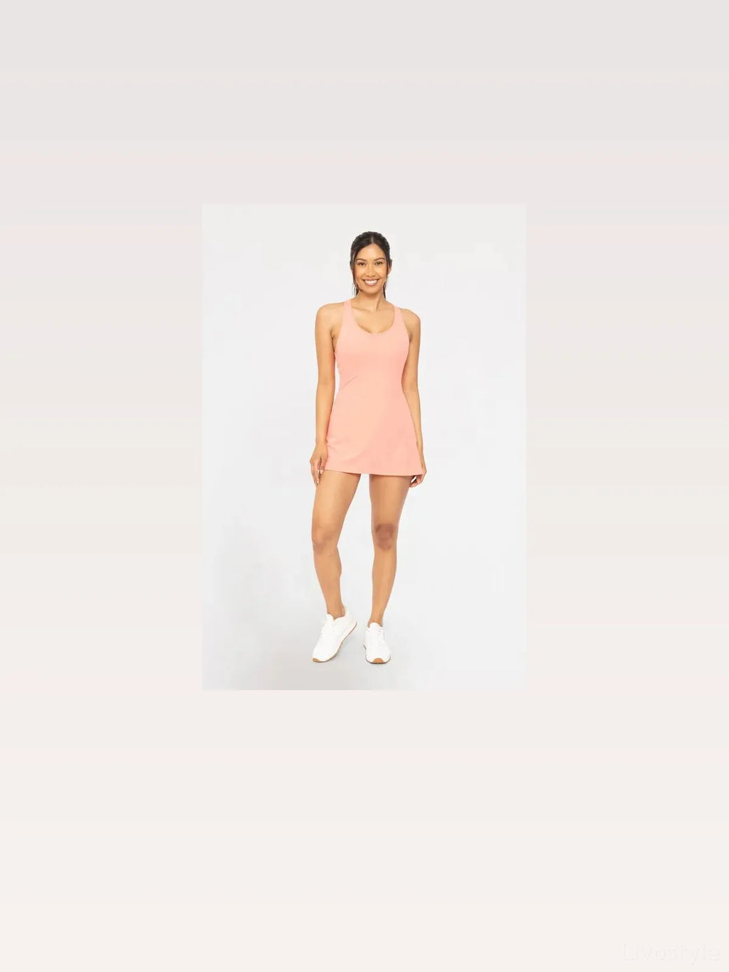 Twist Racerback Fit-and-Flare Dress
