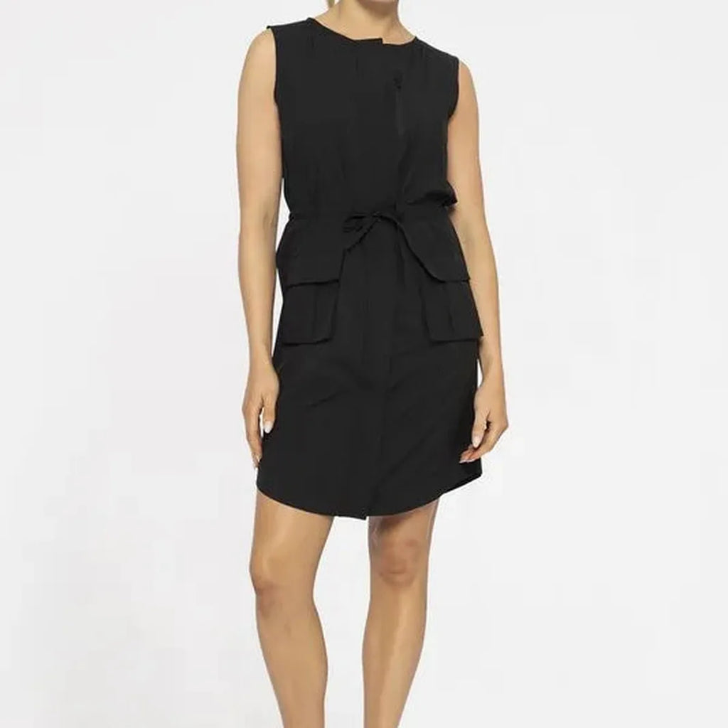 Versatile Drawstring Waist Tank Dress
