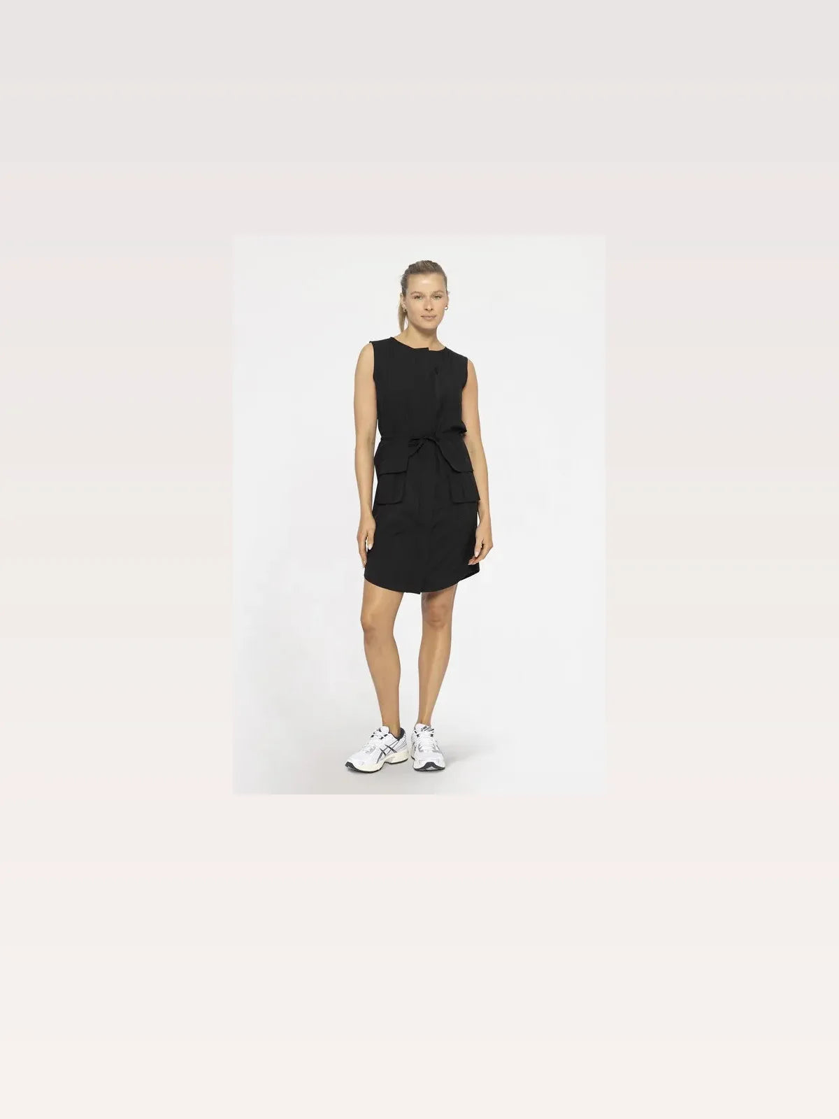 Versatile Drawstring Waist Tank Dress