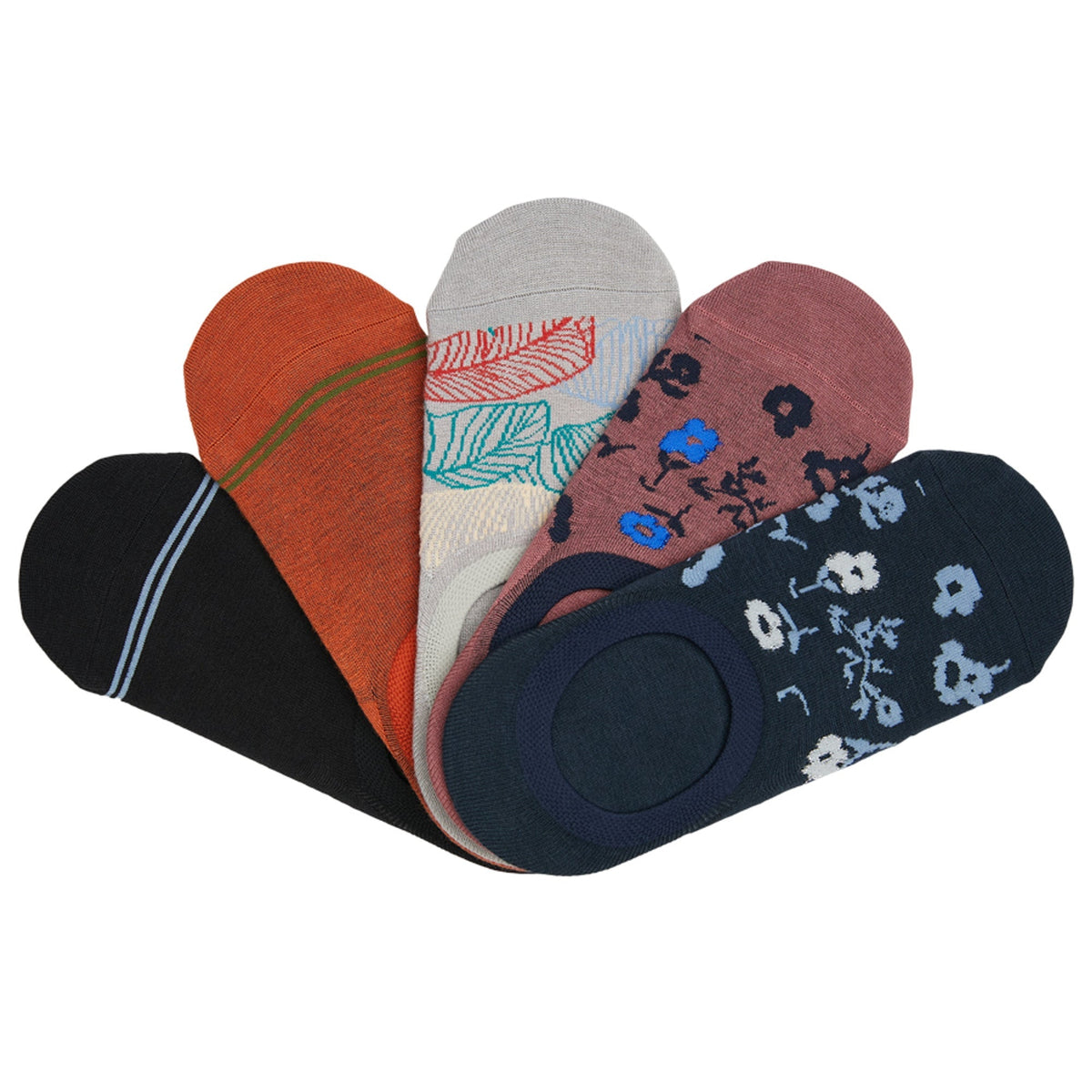 No-Show Sock 5-Pack - d5[ SMALL ]