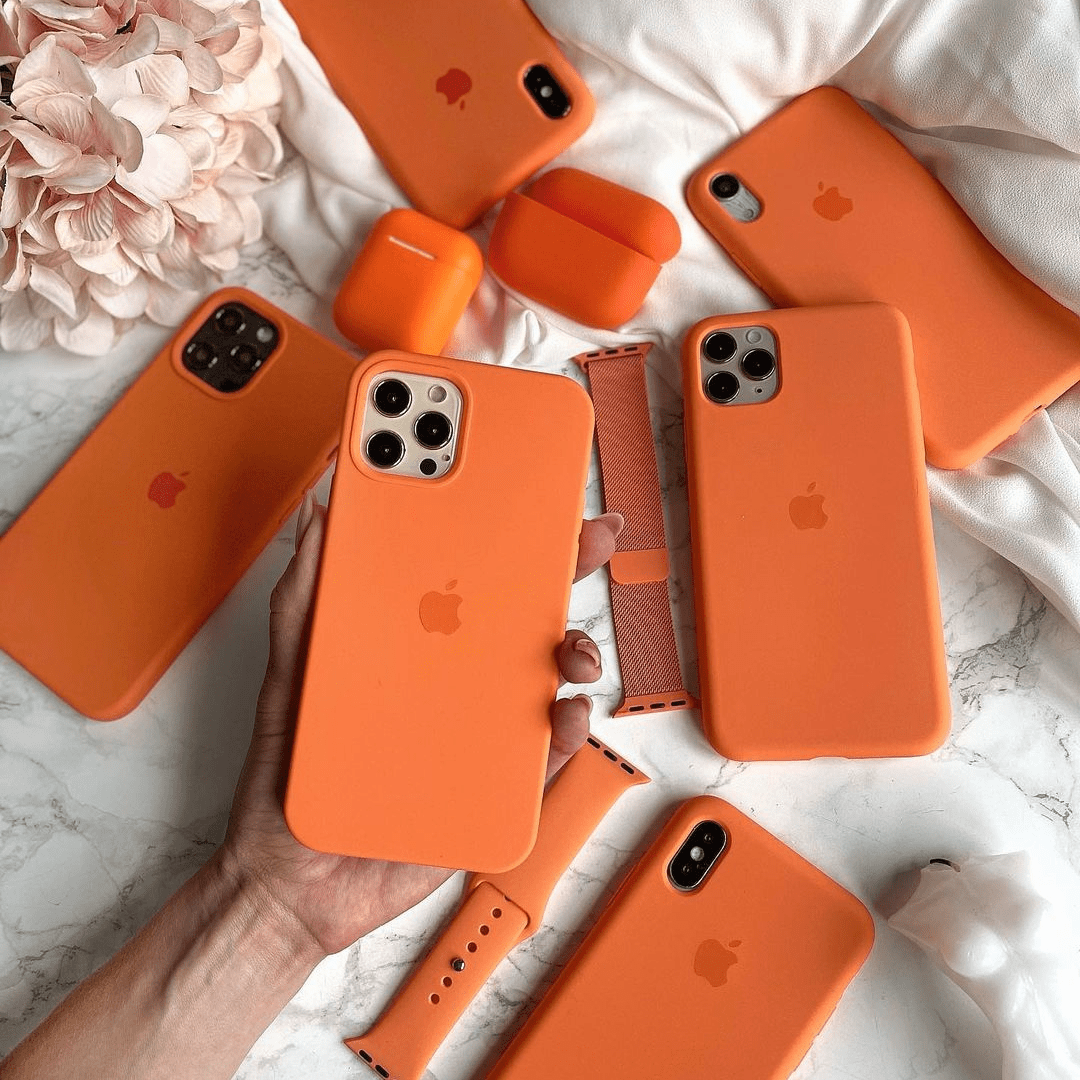 iPhone Silicone Case (Marigold)