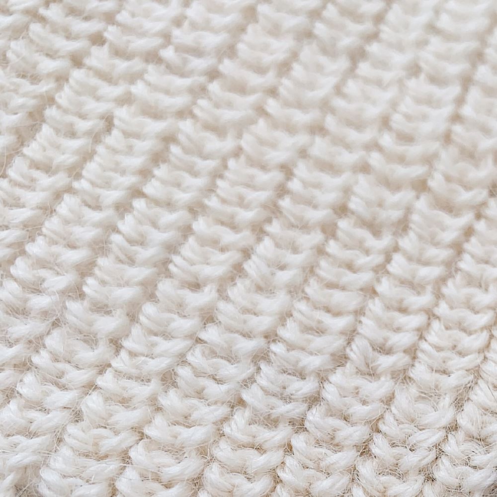 Textured Alpaca Beanie Hat