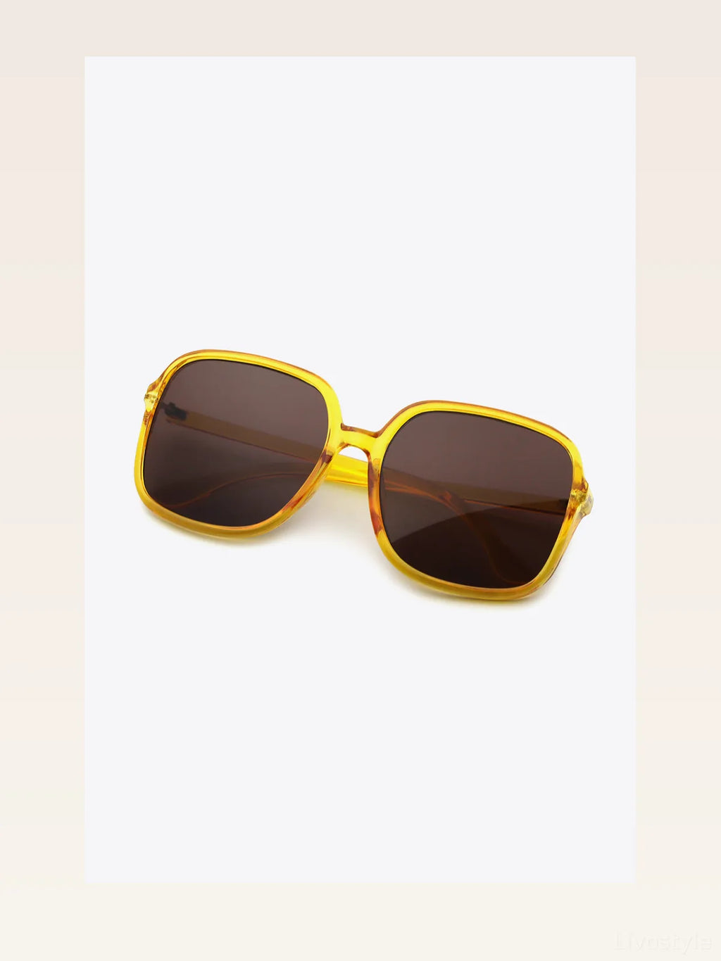 Square Polycarbonate Sunglasses with UV400 Shatter-Resistant Lenses