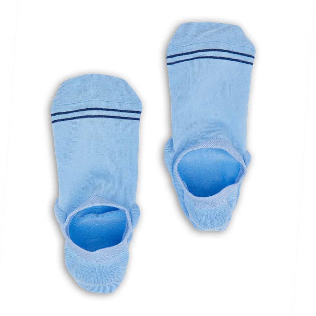 Powder Blue No-Show Socks