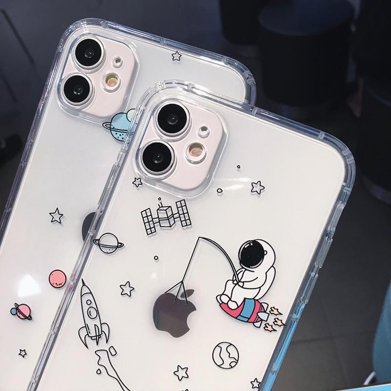 Creative Astronaut Shockproof iPhone Case