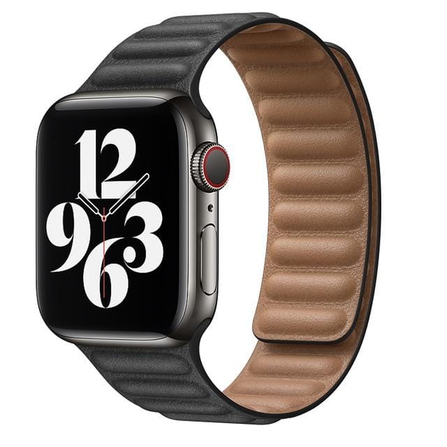 Leather Link Apple Watch Bands