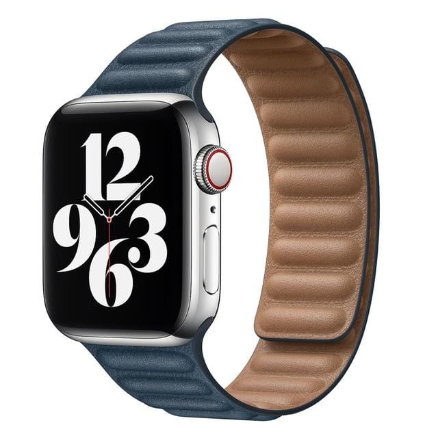 Leather Link Apple Watch Bands