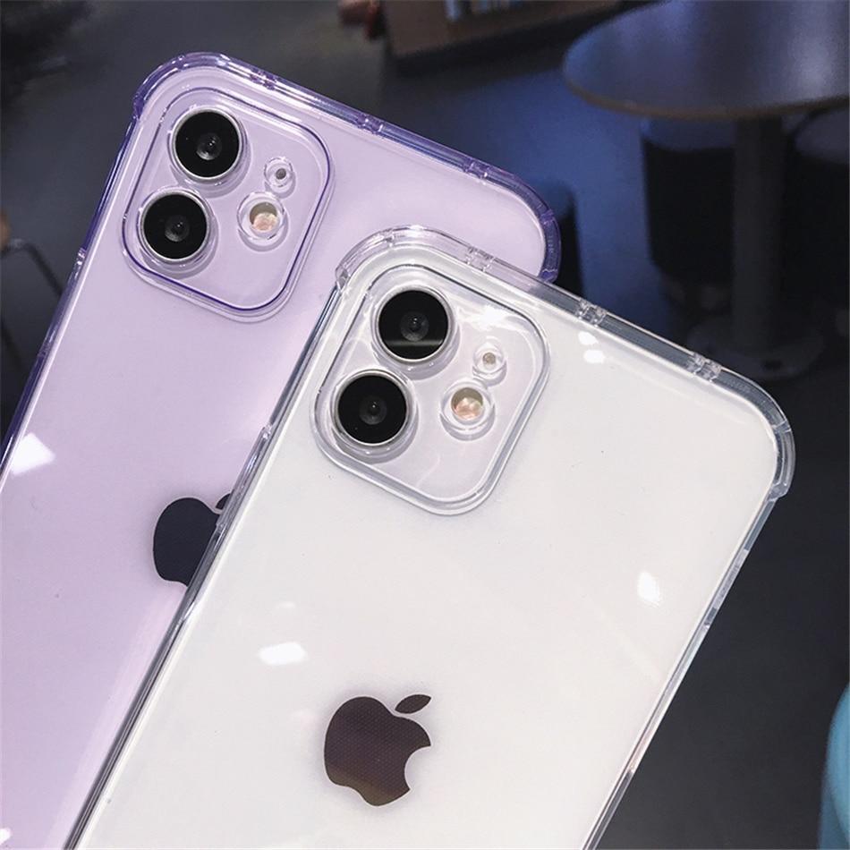 Transparent Camera Protection iPhone Case
