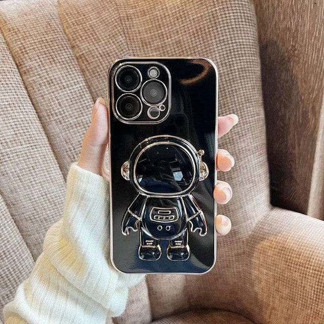 Electroplated Astronaut Folding iPhone Case