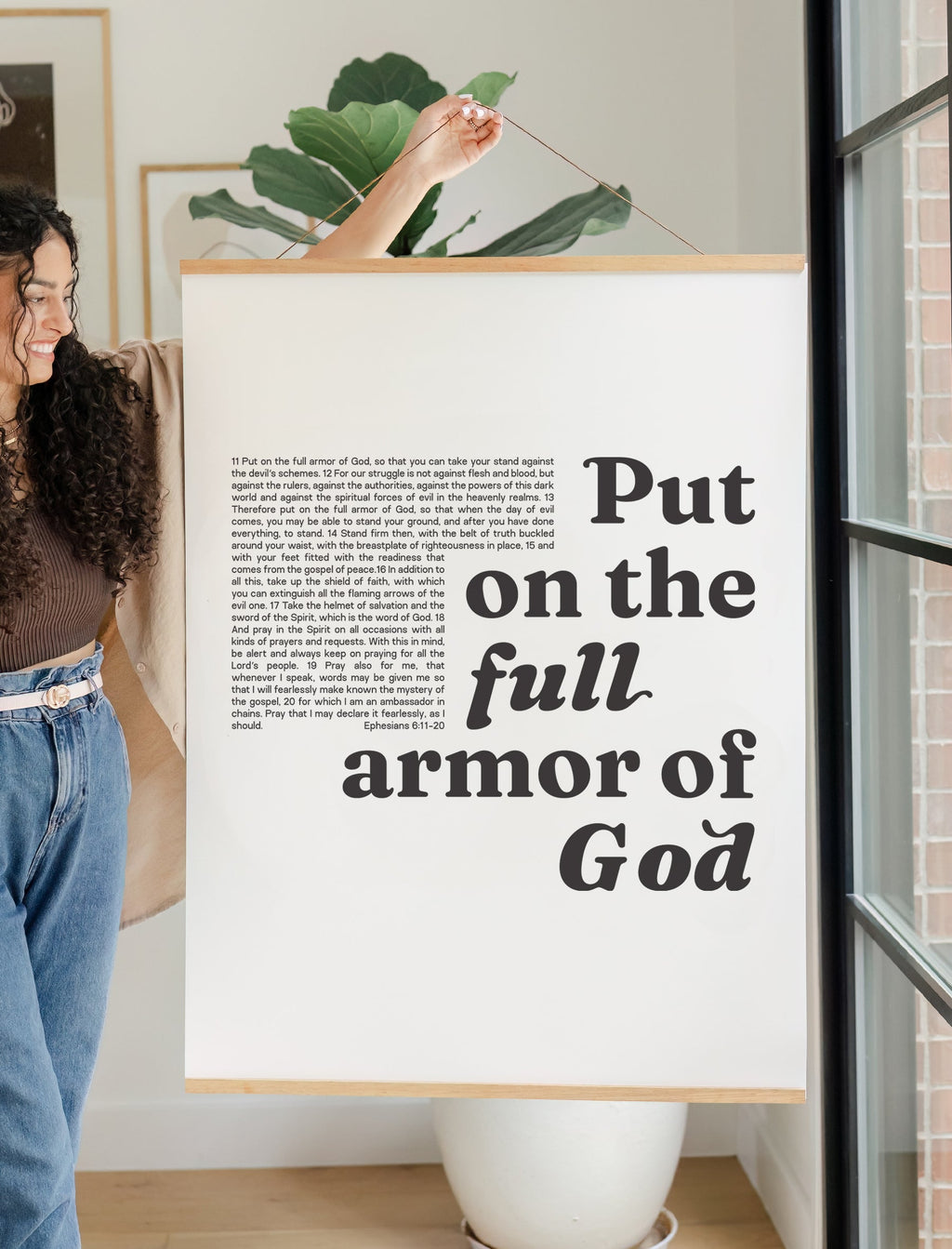 Large Poster: Put on the full armor of God
