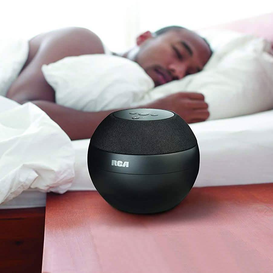 RCA White Noise Machine Sound Soother with 10 Pre-Loaded Sounds
