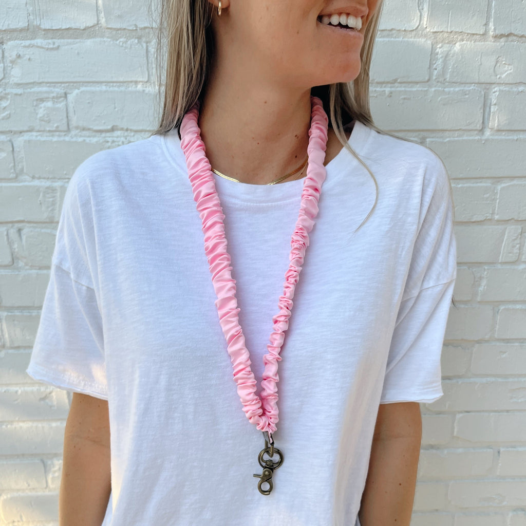 Pale Pink Lanyard