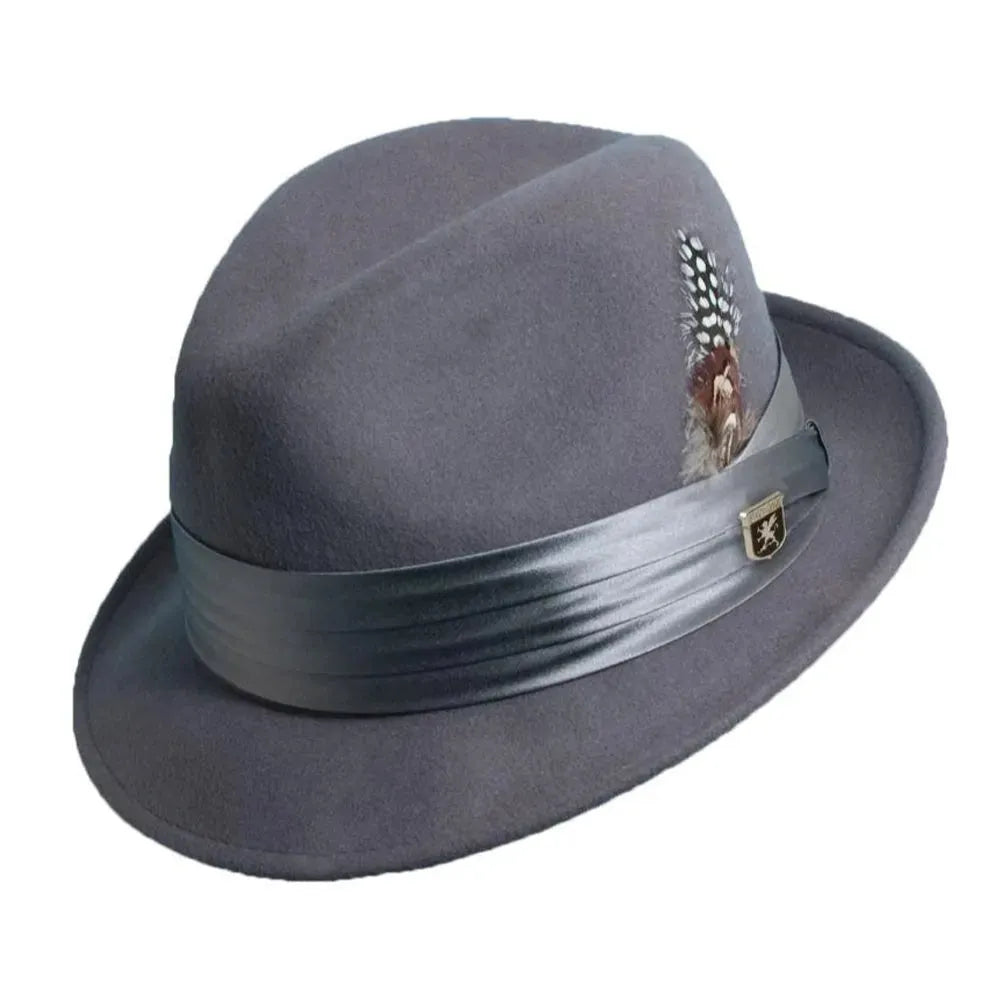 Stacy Adams Johnston - Soft Wool Felt Fedora Hat