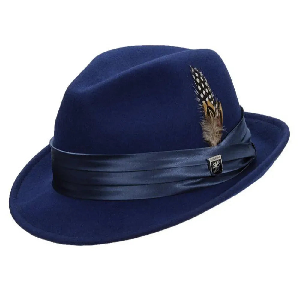Stacy Adams Johnston - Soft Wool Felt Fedora Hat