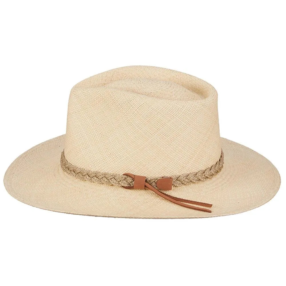 Scala Taos - Panama Straw Fedora Hat