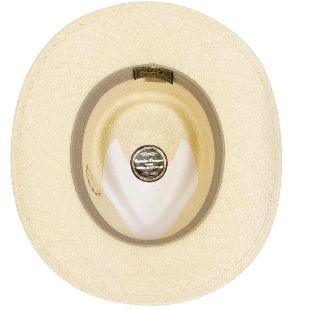 Scala Taos - Panama Straw Fedora Hat
