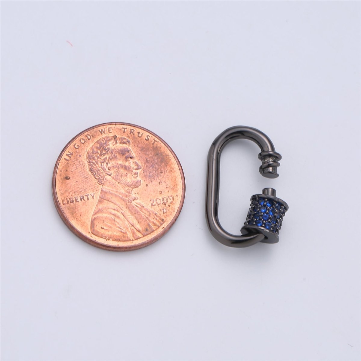 Screw Lock Oval #6 Black K-131