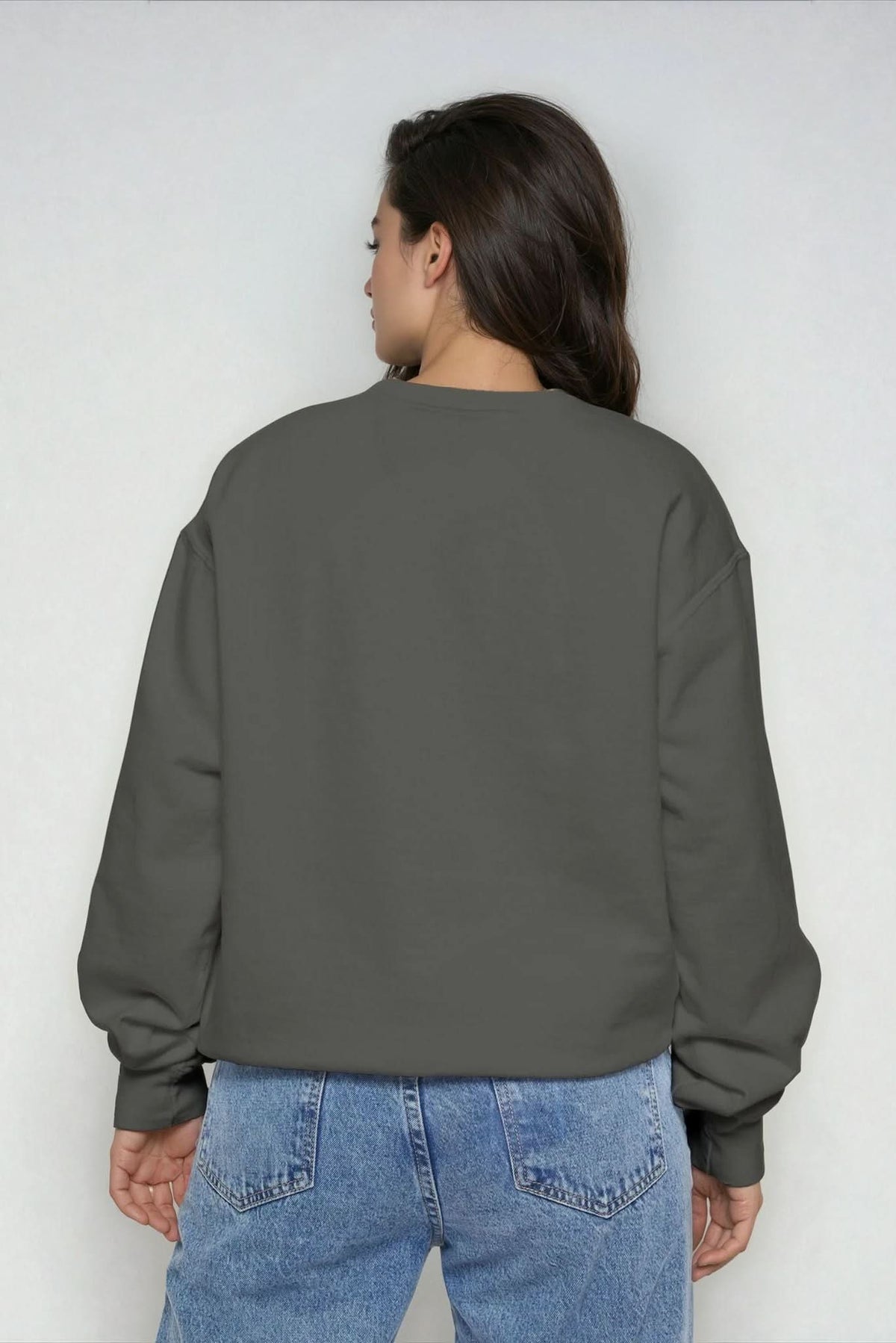 Selectively Social Cotton Crew Neck Pullover