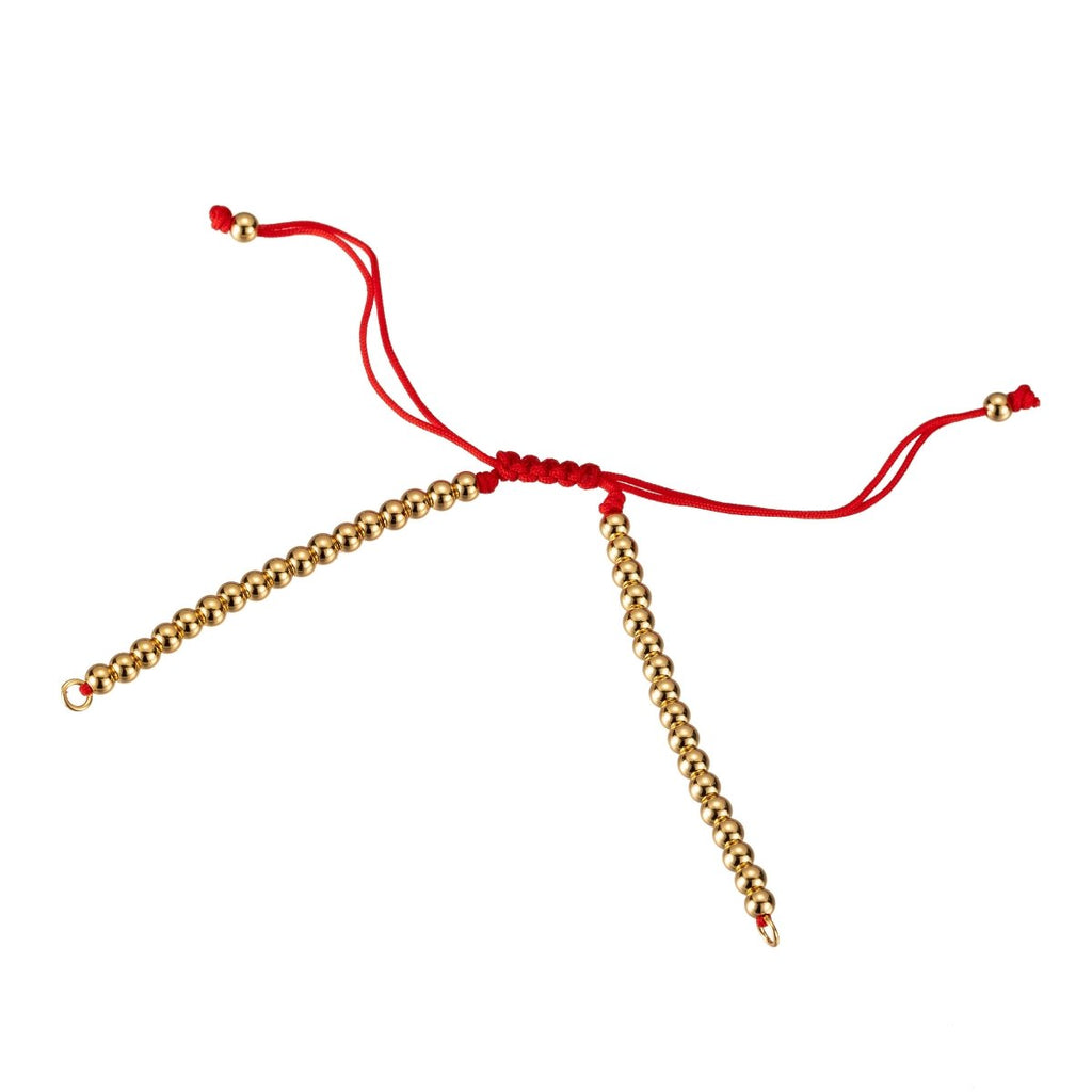 Semi Finished Adjustable Bracelet Cord Red String Bracelet fpr protection, faith, good luck, strength, and connection Jewelry Supply, K-513-K-516