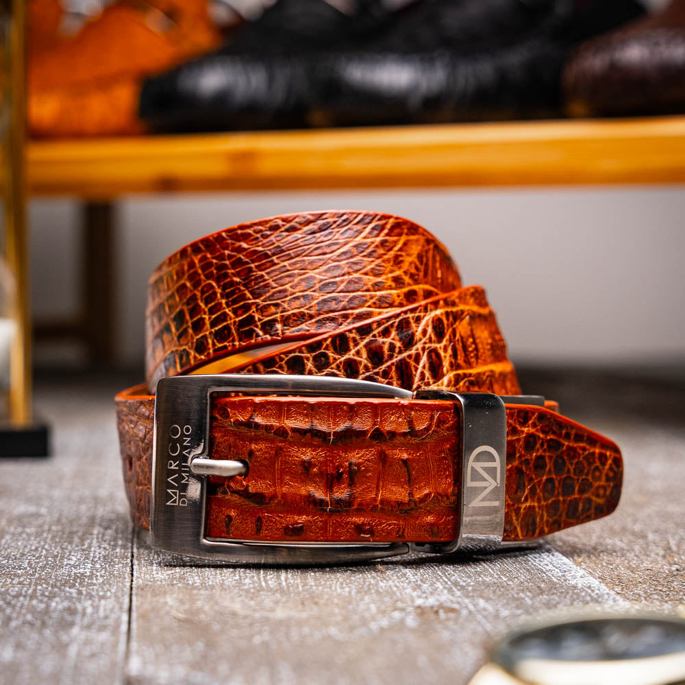 Silvio Belt Rustic Cognac