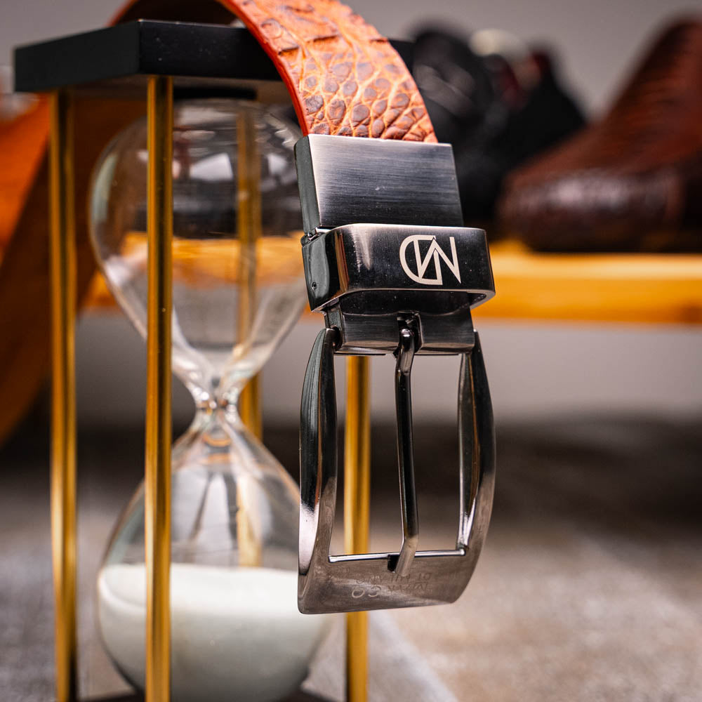 Silvio Belt Rustic Cognac