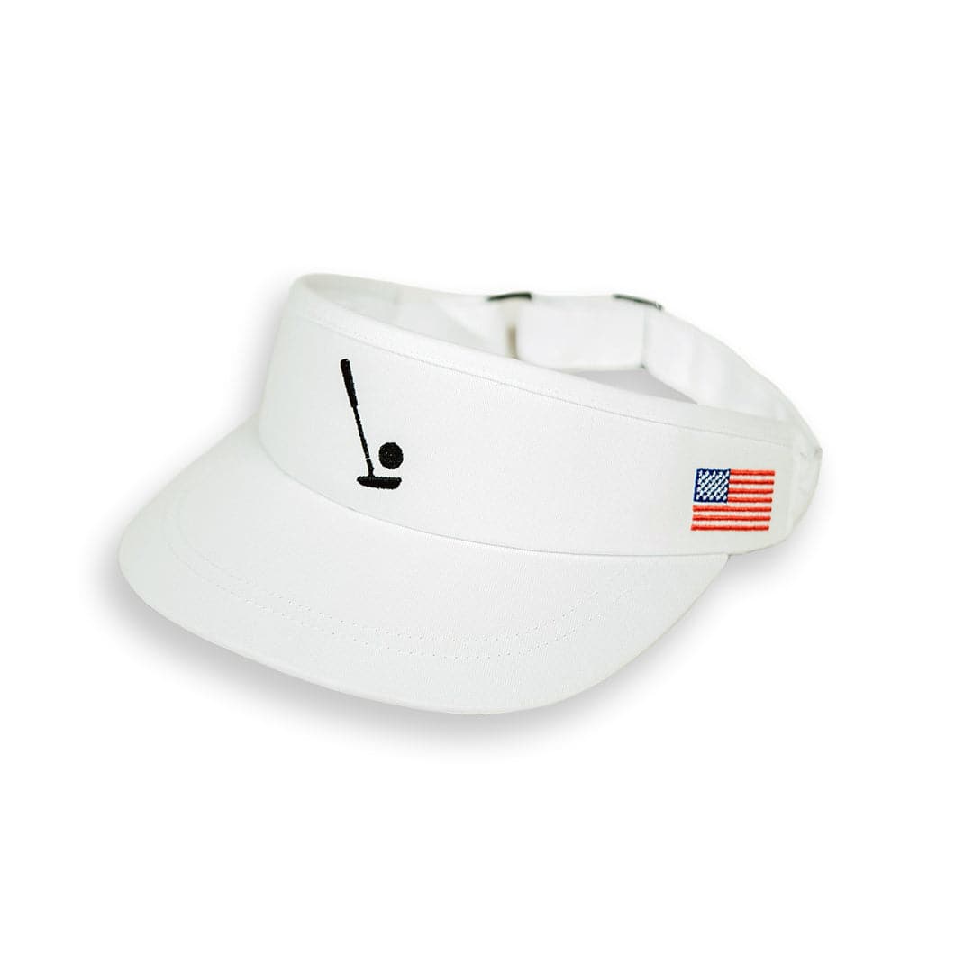 Sink It White Visor